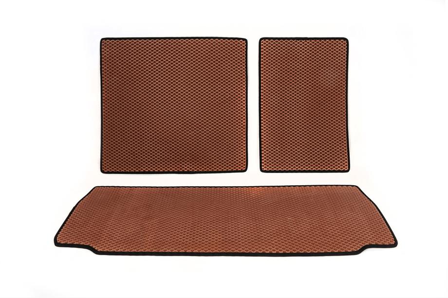 Toyota Sequoia 2007-2022 Trunk mats (EVA, brick) Photo 1