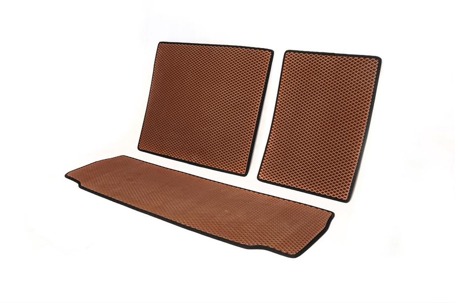 Toyota Sequoia 2007-2022 Trunk mats (EVA, brick) Photo 2