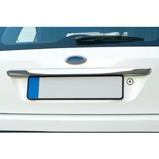 Chrome trim above license plate (stainless steel) photo 4