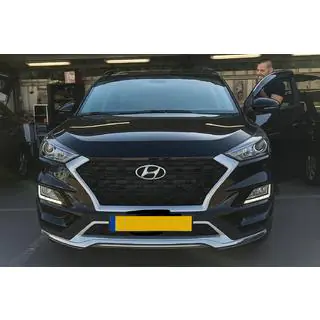 Front and Rear Bumper Extensions 2019+ (2 pcs) Hyundai Tucson TL 2016-2021 photo 4