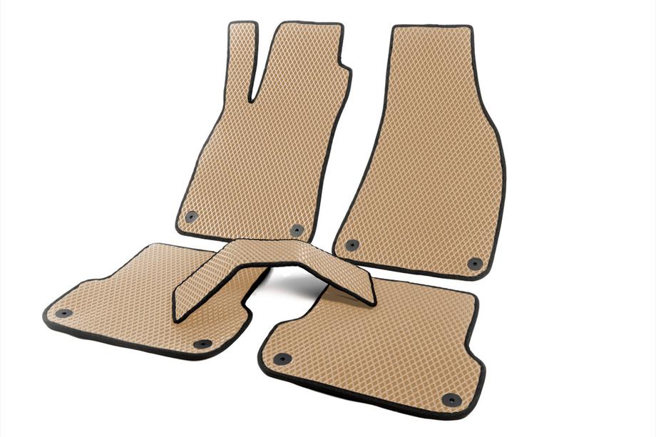 Audi A4 B7 2004-2008 EVA Floor Mats (Beige) Photo 9
