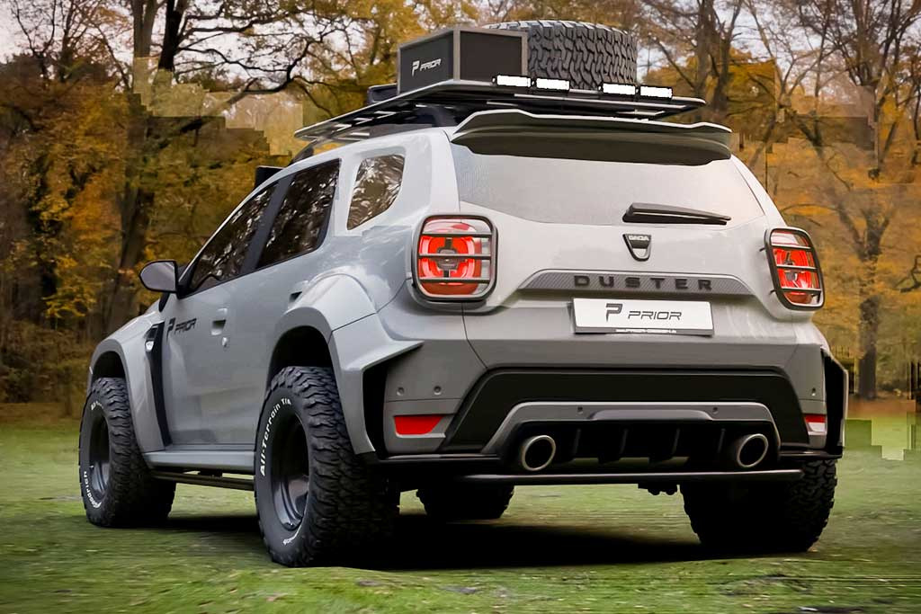 Duster is planned to be equipped with an aggressive body kit and a motor for 400 "horses"