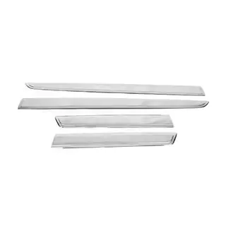 Door moldings stainless steel (4 pcs)