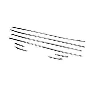 Lower Door Trim Set (8 pcs, Stainless Steel) photo 3