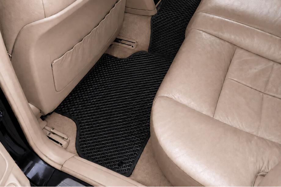 BMW 7 Series E38 1994-2001 EVA Floor Mats, Black Photo 3