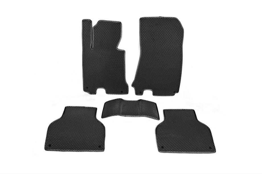 BMW 7 Series E38 1994-2001 EVA Floor Mats, Black Photo 4