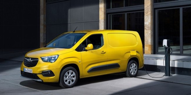 There was an electric modification of the compact van Opel Combo
