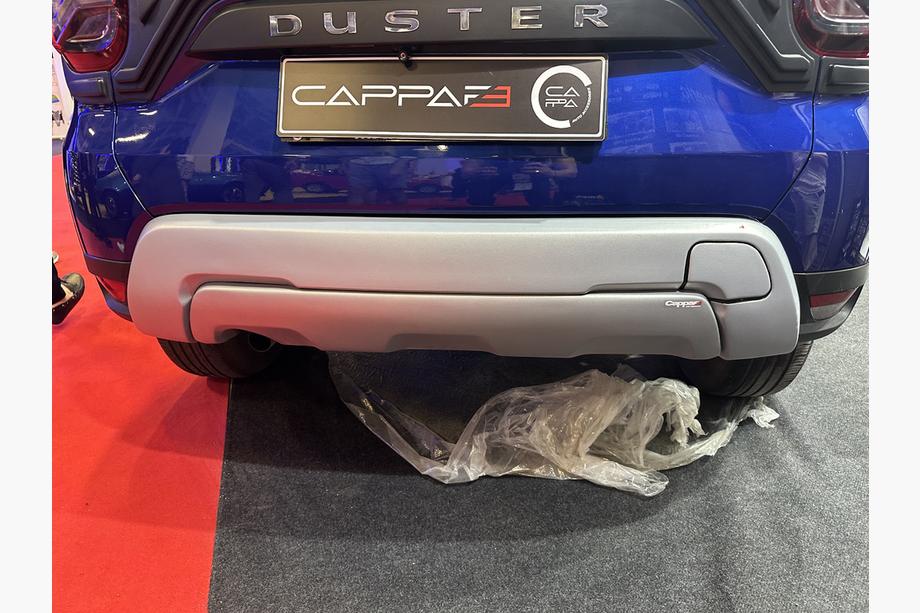 Dacia Duster 2018-2024 Rear bumper cover (ABS, gray) Photo 2
