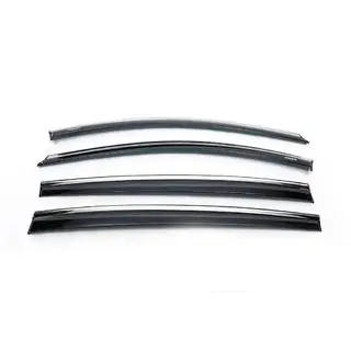 Window Deflectors with Chrome Trim HB (4 pcs, Niken) photo 2