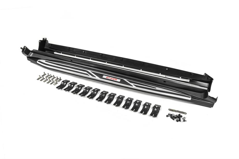 Toyota C-HR 2016-2023 Side Steps Original V4 (2 pcs, aluminum) Photo 3