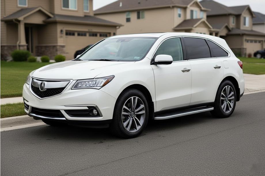 Acura MDX 2013-2020 Side Steps Tayga Grey (2 pcs, Aluminum) Photo 1