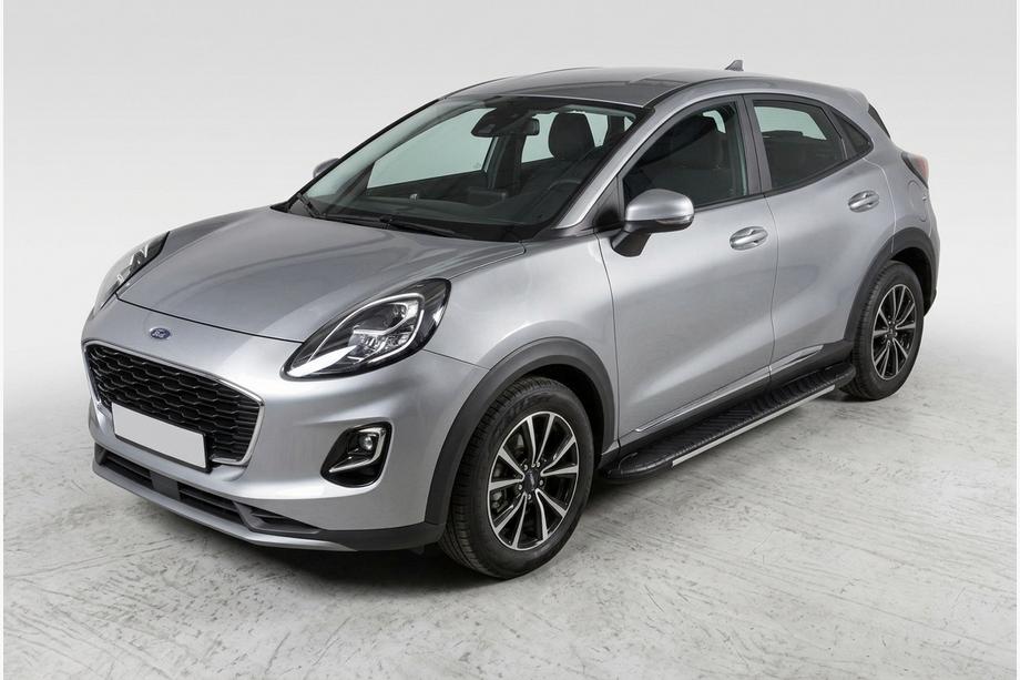 Ford Puma 2019- Side Steps Bosphore Grey (2 pcs, Aluminum) Photo 1