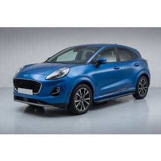 Side Steps Maya Blue (2 pcs, Aluminum) Ford Puma 2019- photo 1