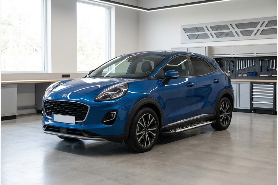 Ford Puma 2019- Side Steps Sunrise (2 pcs, Aluminum) Photo 1