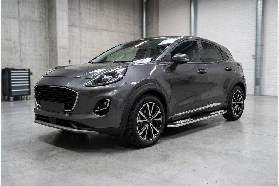 Ford Puma 2019- Side Steps Tayga V2 (2 pcs, Aluminum) Photo 1