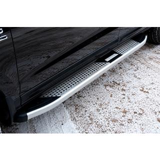 Side Steps Mevsim Grey (2 pcs, Aluminum) Hyundai Santa Fe 2 2006-2012 photo 2