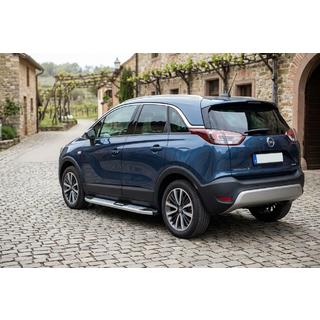 Side Steps Mevsim Grey (2 pcs, Aluminum) Opel Crossland X 2017-2024 photo 1