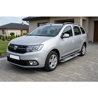 Side Steps Mevsim Grey (2 pcs, Aluminum) Renault Logan MCV 2013-2022 photo 1