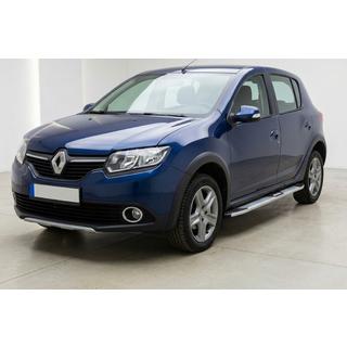 Side Steps Mevsim Grey (2 pcs, Aluminum) Renault Sandero 2013-2022 photo 1