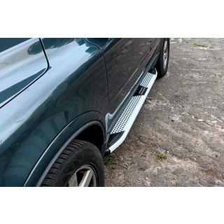 Side Steps Mevsim Grey (2 pcs, Aluminum) Volvo XC90 2002-2014 photo 4