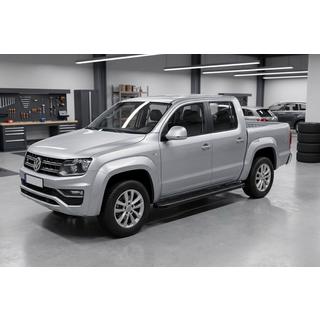 Side Steps Maya V2 Black (2 pcs, Aluminum) Volkswagen Amarok 2010-2022 photo 1