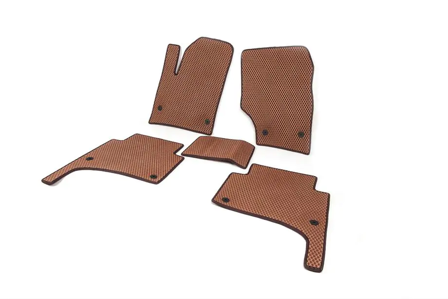 Volkswagen Touareg 2002–2010 EVA Floor Mats (brick red) Photo 2