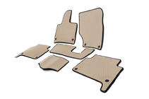 Audi Q7 2005-2015 EVA Floor Mats (Beige) photo 3