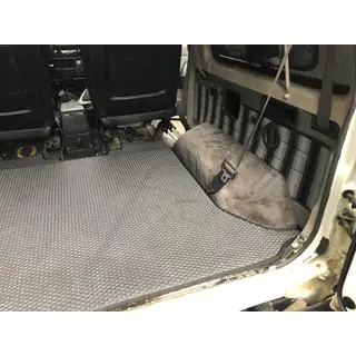 Trunk mat without rear seats (EVA, Black) photo 2