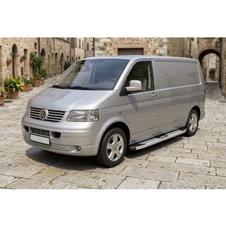Side Steps Mevsim Grey (2 pcs, Aluminum) Volkswagen T5 Caravelle 2004-2010 photo 1