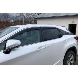Window Deflectors with Chrome Trim Short (4 pcs, HIC) photo 4