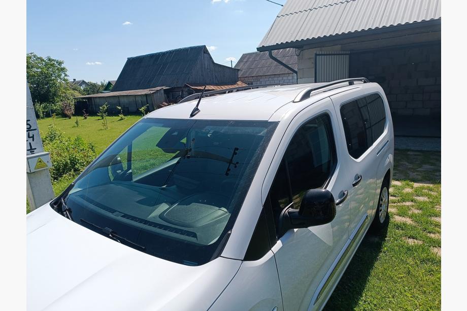 Peugeot Partner/Rifter 2019- Roof Rails OmsaLine Solid (2 pcs, black) Photo 5