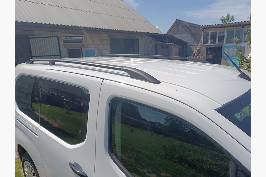 Opel Combo 2019- Roof Rails OmsaLine Solid (2 pcs, black) Image