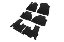 Toyota Sequoia 2007-2022 Rubber Floor Mats (3 Rows, Stingray Premium) photo 2