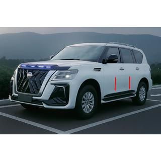 Door moldings (4 pcs, black) Nissan Armada 2016-2024 photo 3