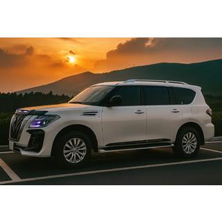 Door moldings (4 pcs, black) Nissan Armada 2016-2024 photo 4