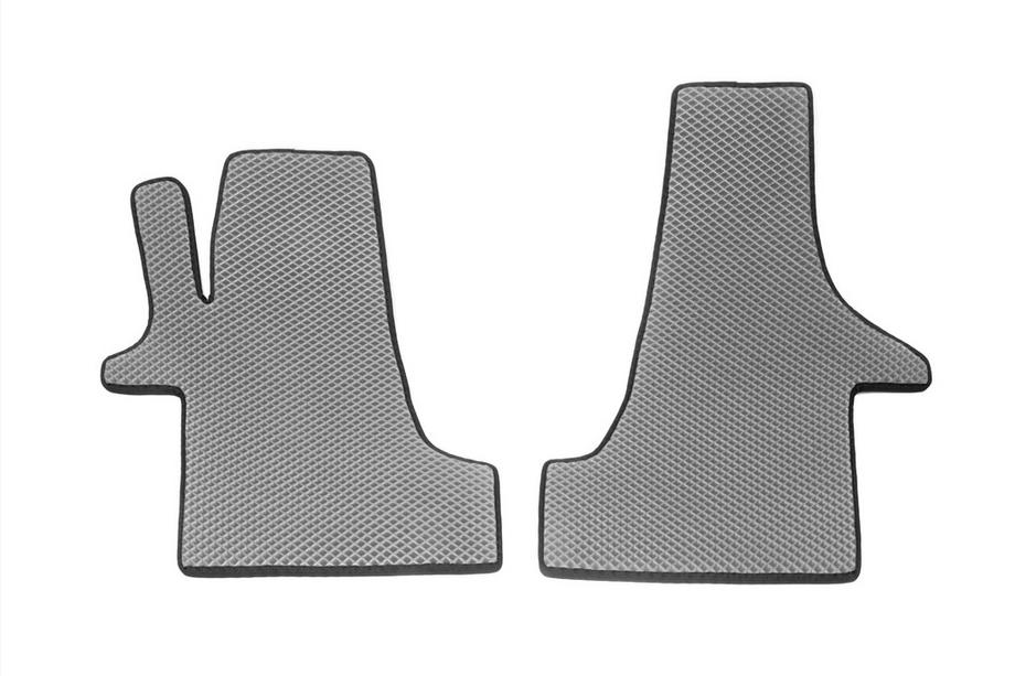 Volkswagen T5 Multivan 2003–2010 EVA Floor Mats (grey, front, for 2 + 1) Image