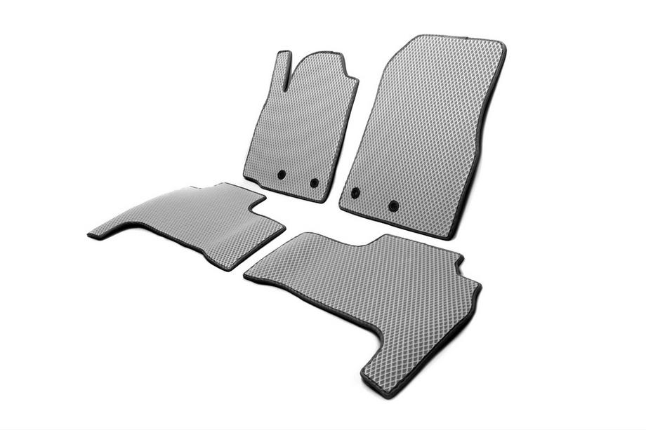 Lexus LX570/450d 2008-2022 Polyurethane Floor Mats (2012-2021, EVA, Gray) Image
