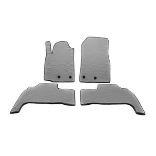 Polyurethane Floor Mats (2012-2021, EVA, Gray) Toyota Land Cruiser 200 2007-2021 photo 1