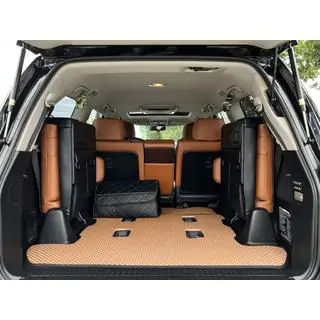 Trunk mat 2 pcs (EVA, 7 seats, brick) photo 1