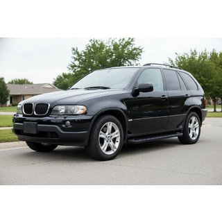 Side Steps Allmond Black (2 pcs, aluminum) BMW X5 E53 1999–2006 photo 1