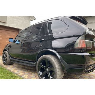 Side Steps Bosphorus Black (2 pcs, Aluminum) BMW X5 E53 1999–2006 photo 1