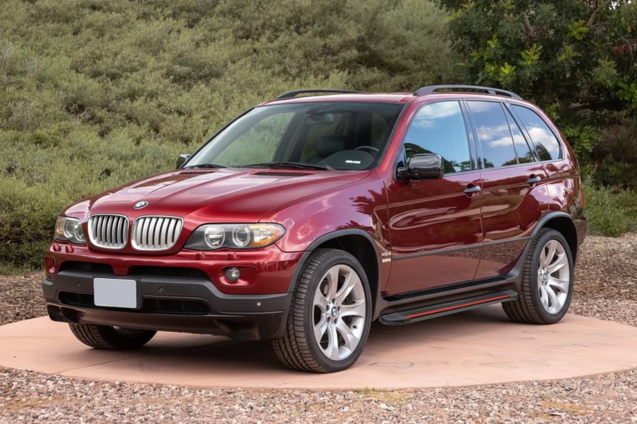 BMW X5 E53 1999–2006 Side Steps Maya Red (2 pcs, aluminum) Image
