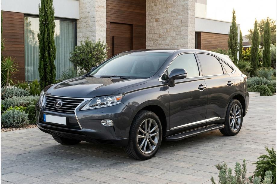 Lexus RX 2009-2015 Side Steps Bosphorus Black (2 pcs, Aluminum) Image