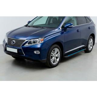 Side Steps Maya Blue (2 pcs, Aluminum) Lexus RX 2009-2015 photo 1