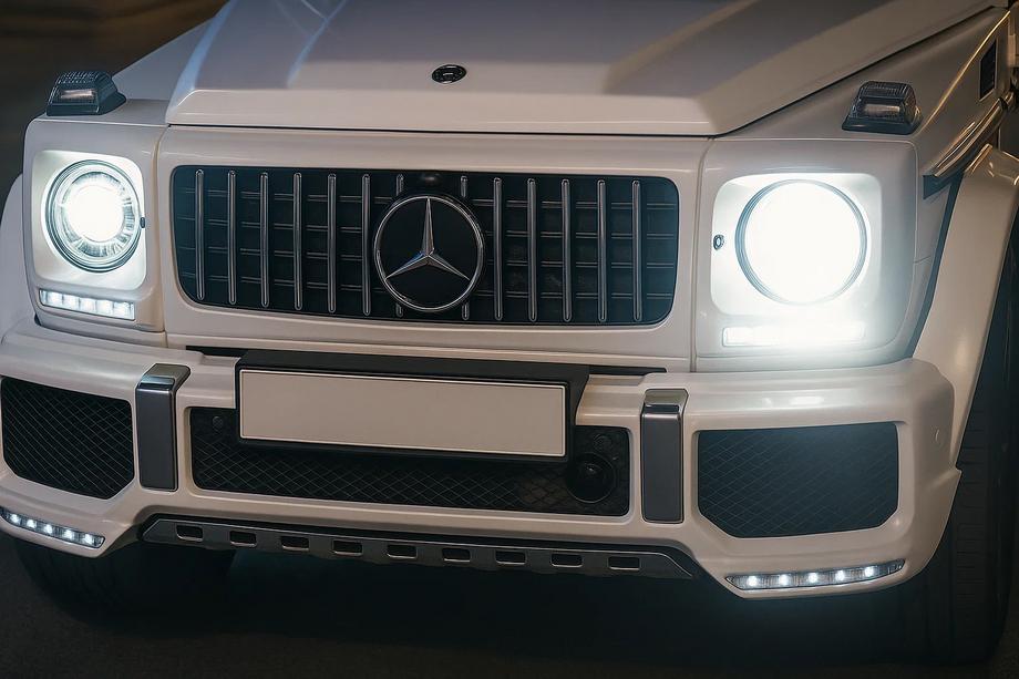 Mercedes G class W463 1990-2018 Front Grille (GT Panamericana, without Chrome) Photo 8
