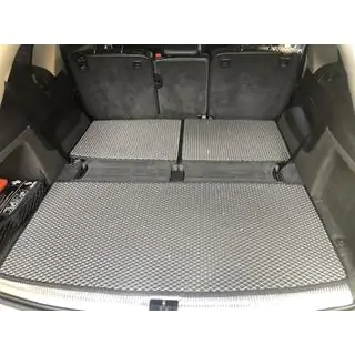 Trunk mat 3-piece (EVA, Black) (7 seats) photo 2