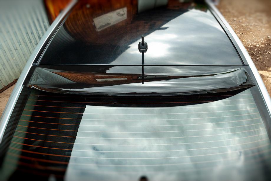 Mitsubishi Lancer X 2008- Rear Window Visor Sedan (ABS) Photo 4