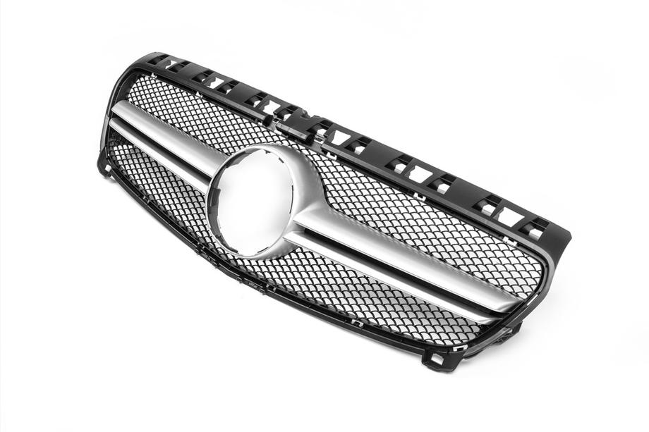 Mercedes A-class W176 2012-2018 Front Grille AMG Silver (2012-2015) Photo 3