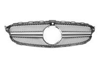 Mercedes C-class W205 2014-2021 Front Grille AMG Silver (for Avantgarde/AMG-Line/C43 AMG) photo 2