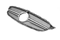 Mercedes C-class W205 2014-2021 Front Grille AMG Silver (for Avantgarde/AMG-Line/C43 AMG) photo 6